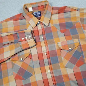 Vintage Dee Cee Rangers Shirt Men XL 70s Mad In USA Western Pearl Snap Cowboy - Picture 1 of 8