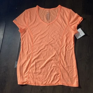 Danskin Now Womens Orange Shirt Size L - Picture 1 of 6