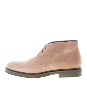 GREEN GEORGE scarpe uomo Polacchino artigianale in camoscio beige desert - Imagen 1 de 6