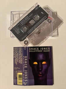 GRACE JONES - BULLETPROOF HEART (UK CASSETTE TAPE) - Picture 1 of 6