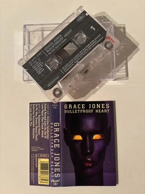 GRACE JONES - BULLETPROOF HEART (UK CASSETTE TAPE) - Image 1 of 4