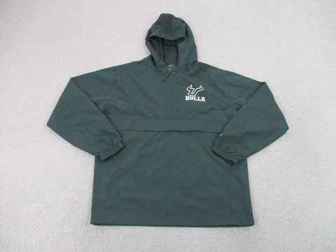USF Bulls Jacket Adult Extra Large Green South Florida Football Champion Mens * Cover