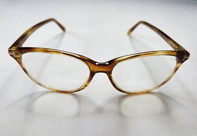 TOM FORD TF5544-B 056 BROWN HONEY EYEGLASSES w BLUE BLOCK LENS MADE IN ITALY - Image 1 of 4
