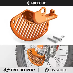 NICECNC Front Brake Disc Guard Cover For KTM 250 350 450 500 EXC-F 2017-2024 - Foto 1 di 11