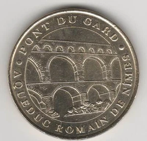 A 2003 TOKEN MEDAILLE MONNAIE DE PARIS -- 30 210 N°1 PONT DU GARD AQUÄDUKT NÎMES - Bild 1 von 2