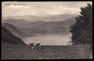 cartolina LANZO D'INTELVI lugano dalle alpi di.. - Picture 1 of 1