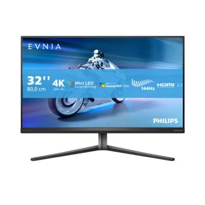 Philips Evnia 32M2N6800M 31.5" 4K Ultra HD LCD IPS 144Hz HDMI Gaming Monitor  - Image 1 of 4