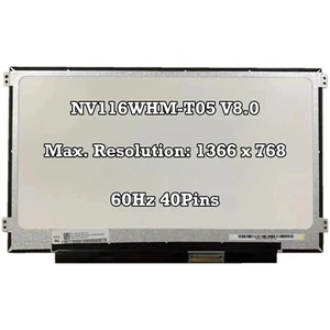 NV116WHM-T05 V8.0 11.6" Laptop LCD Touch Screen Replacement IPS 1366×768 HD - Picture 1 of 2