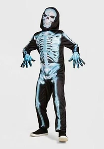 Kids X-Ray Skeleton Halloween Costume Jumpsuit Hyde & EEK! - 8, Medium #1227 - Picture 1 of 11