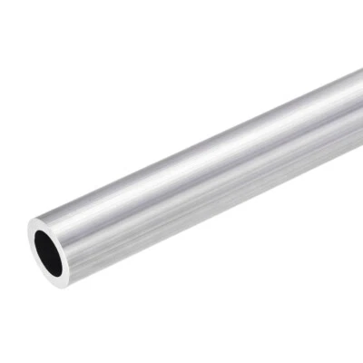 6063 Aluminium Rond Tube 24mm OD 16mm Intérieur 300mm Sans Soudure Droit Tuyau - Photo 1/4