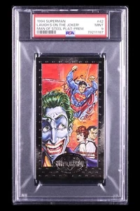 1994 🏗️ Skybox Superman Man of Steel PLATINUM Series Prem. Ed., #42, PSA-9 - Picture 1 of 3