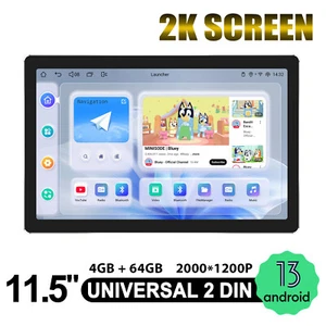 JOYING 2K Screen Octa-Core Double Din GPS Navi Support 4G LTE WiFi Split-screen  - Picture 1 of 16