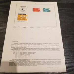 PORTUGAL PAGELA CENSOS  in Portuguese / French and english - Picture 1 of 2