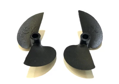 High Speed Yacht RC Boat NQD 757T-059 Accessory Part Propeller Left Right 2 Pair - Image 1 of 4
