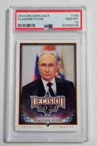 Vladimir Putin 2024 Decision #193 Card Russia Graded PSA 10 Gem Mint - Picture 1 of 2