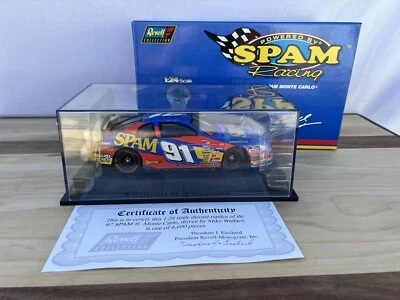 Mike Wallace 1:24 91 Spam Racing Revell Collection 1997 Monte Carlo - Image 1 of 4