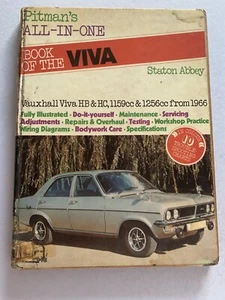 Pitmans All in One Book of the Vauxhall Viva Staton Abbey HB HC 1159 1256 1966 - Picture 1 of 7