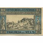 [#282540] Banknote, Austria, Thalheim Bei Wels 20 Heller Village 1920, Unc Me