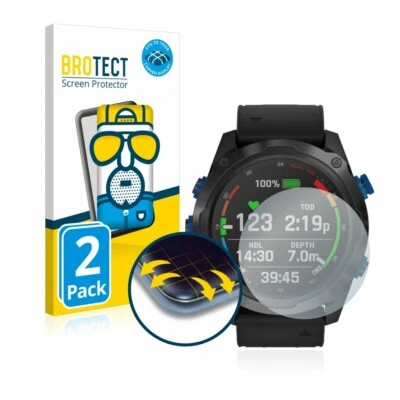 Garmin Descent Mk2i, 2x ® Flex Mate 3D Curvado Cubierta Completa Protector de Pantalla Foto 1 de 4