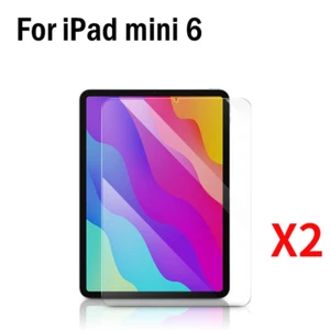2PCS Tempered Glass Film Cover Screen Protector For Apple iPad Mini 6 Mini6 8.3" - Picture 1 of 6