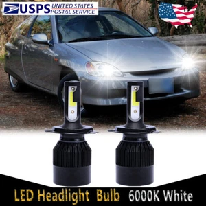 For Honda Insight 2000-2006 2X 9003 Front LED Headlights Bulbs High Low Beam C9B - Picture 1 of 12