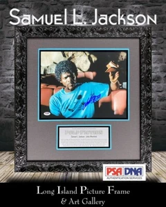 Samuel L. Jackson Signed Pulp Fiction Photo AWESOME! Custom Framed PSA/DNA COA - Picture 1 of 6
