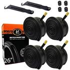26 Inch Inner Bike Tubes Plus Tire Levers, Replacement For 26X1.75/1.95/2.10/...