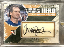In The Game Ryne Sandberg Heroes & Prospects Auto