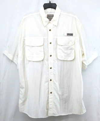 Camisa Bimini Bay Para Hombres XL Blanca Forrada de Malla Transpirable Caza Pesca Al Aire Libre Foto 1 de 4