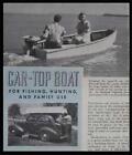 11' Utility Boat 1942 How-To Build PLANS Plywood Cartop