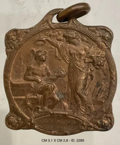 BANCA AGRICOLA MILANESE MEDAGLIA LIBERTY INIZI DEL 1900 - Bild 1 von 2