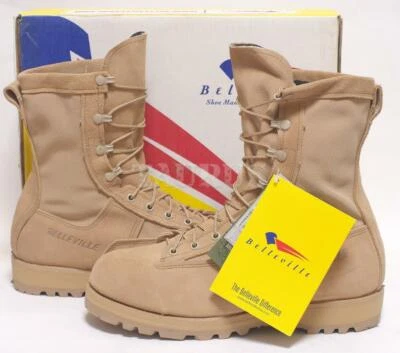 Hechas en EE. UU. Nuevas Botas 790 G Belleville Desert Bronceadas Ejército Combate Goretex Militares GI Foto 1 de 4