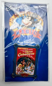 Póster de película Disney Store DS 12 meses de magia serie tres caballeros prendedor NUEVO - Imagen 1 de 5