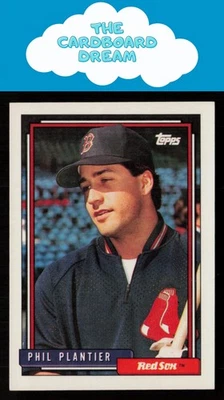 Phil Plantier 1992 Topps #782 Boston Red Sox Baseball Card - Image 1 of 2
