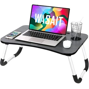 Tavolino Vassoio Pieghevole da Letto Divano Colazione per PC Notebook Tablet - Foto 1 di 7