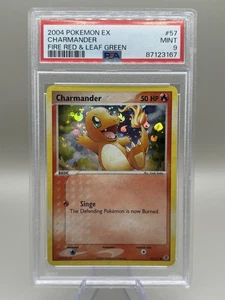 Pokemon Charmander EX Fire Red & Leaf Green 57/112 Reverse Holo PSA 9 Vintage - Bild 1 von 2