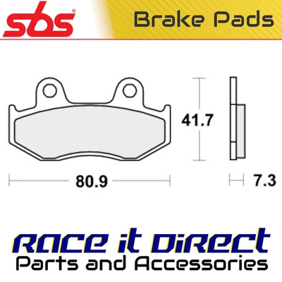 Pastilhas de freio para Honda CR 250 R 1984-1986 dianteiro off road SBS - Imagem 1 de 4