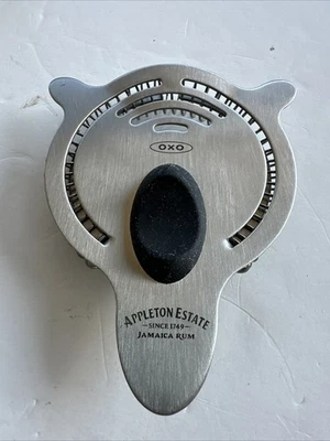 OXO Appleton Estate 牙买加朗姆酒自 1749 年以来不锈钢鸡尾酒过滤器 — 第 1/2 张图片