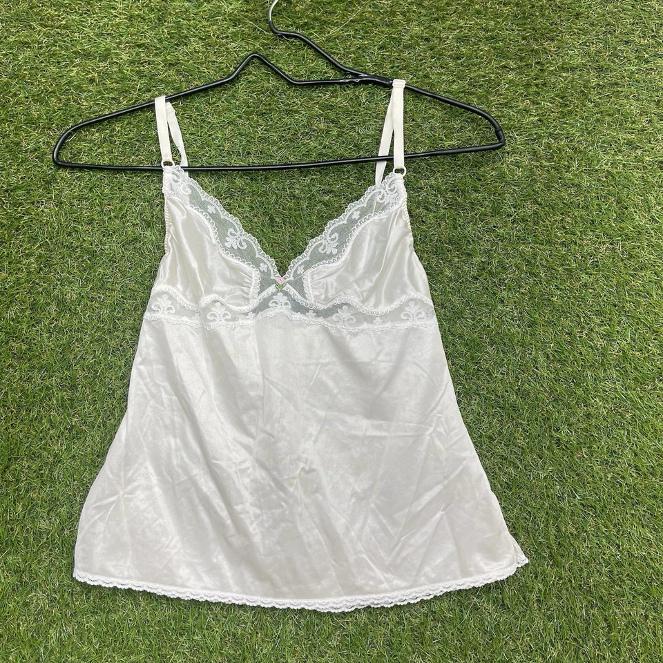 Camiseta sin mangas vintage Maidenform Delectables íntima para mujer 32 delicada delicada años 70 Foto 1 de 4