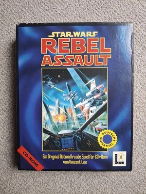 Star Wars Rebel Assault PC Spiel Big Box Sehr Guter Zustand Sammler Retro 1993 - Bild 1 von 4