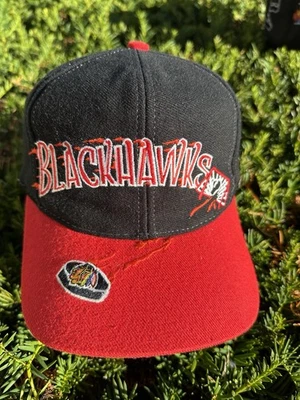 De colección Chicago Blackhawks Slapshot Twins LANA NUEVA SIN ETIQUETAS NHL 90s SnapBack  Foto 1 de 4