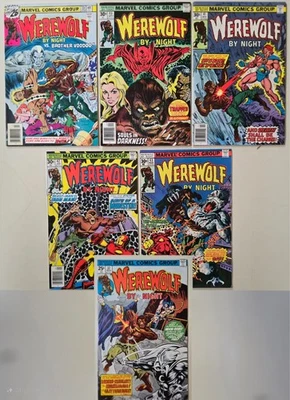Werewolf by Night Marvel Comics #37, 39, 40, 41, 42, 43 Bronze Age Lot-6 - Image 1 of 4