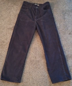 Levi's Ribcage Straight Ankle Corduroy Jeans Womens 28 x 26 High Rise Gray - Picture 1 of 6