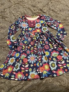 Millie Loves Lily Size 8 Dress Colorful Floral - Picture 1 of 4