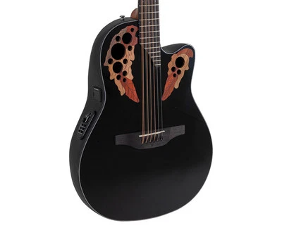 Ovation Celebrity Elite CE4412-5 12-String A/E Guitar - Black - Image 1 of 4