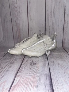 Adidas Adizero 12.0 Triple White Men’s Football Cleats IG7223 Men’s Size 13.5 - Picture 1 of 5