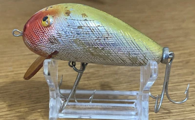 Vintage Bill Norman Reb2 Halfback Fishing Lure • 1968 • Raised Eyes •Clown Color - Image 1 of 4
