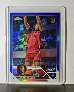 Jahari Miller 2023-24 Topps Chrome Overtime Elite #37 24/99 Blue Refractor - Picture 1 of 2