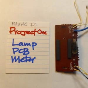 📈 PROJECT ONE⚡️ LAMPADA CONTATORE PCB ⚡️ RICEVITORE STEREO MARK IC - Foto 1 di 4