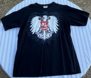 Camiseta De Colección Años 2000 Y2K Avirex Gráfica Medieval Sky Kings Adulto 2XL Negra Para Hombre - Imagen 1 de 7